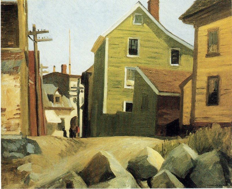Edward Hopper Italian Quarter Gloucester